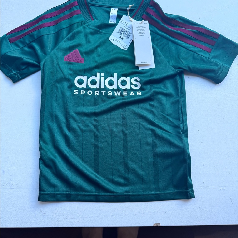 NWT-Adidas Tiro Nation Jersey Tee XS
